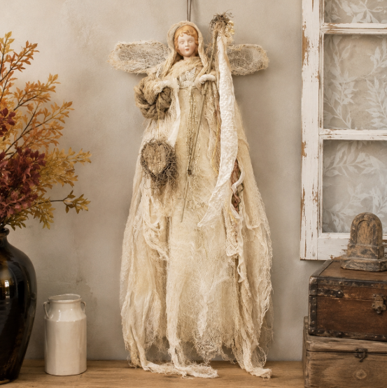 Rustic Handmade Angel Wall Hanging